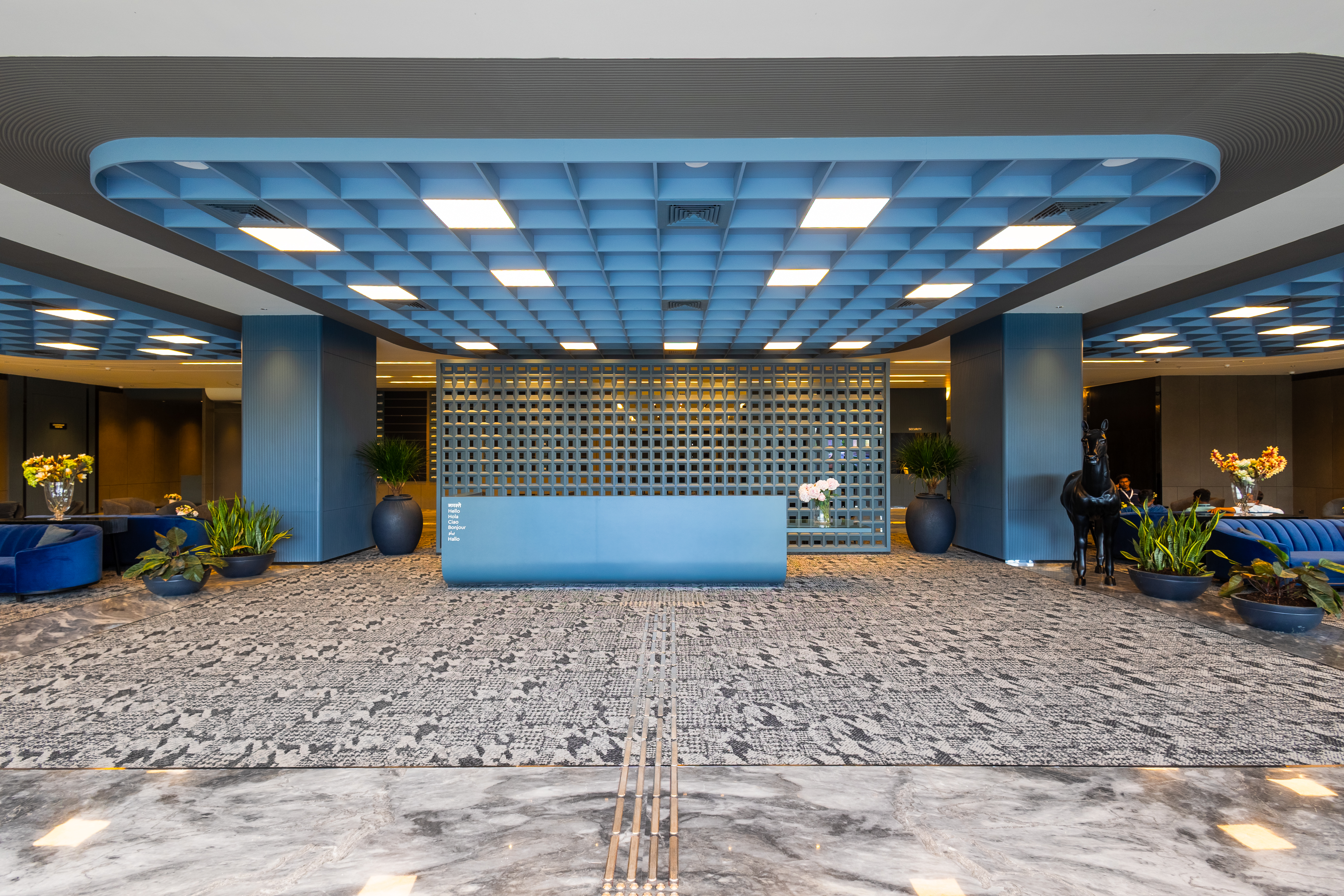 Reception lobby